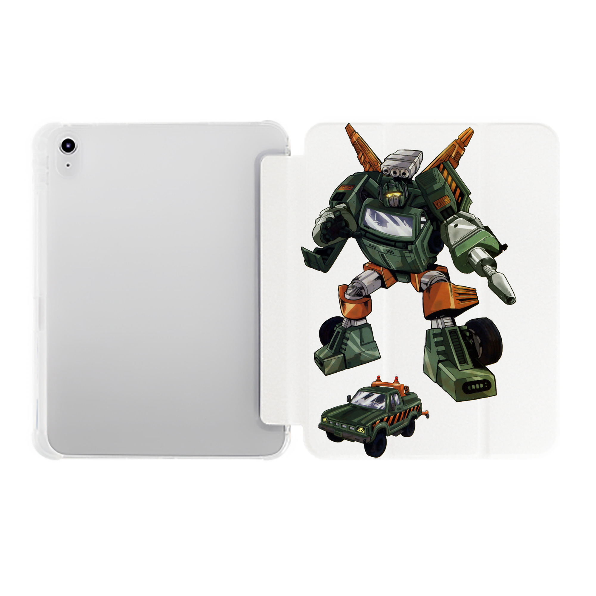 （画像用）  IPad ケース ペン収納付き 三つ折りスタンド PUレザー×シリコン 対応機種9.5/10.5/10.9インチ